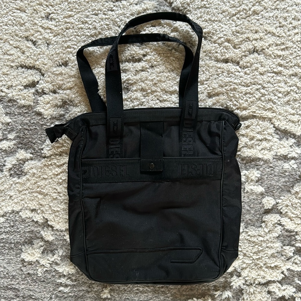 Diesel brand tote - canvas laptop travel carryall bag